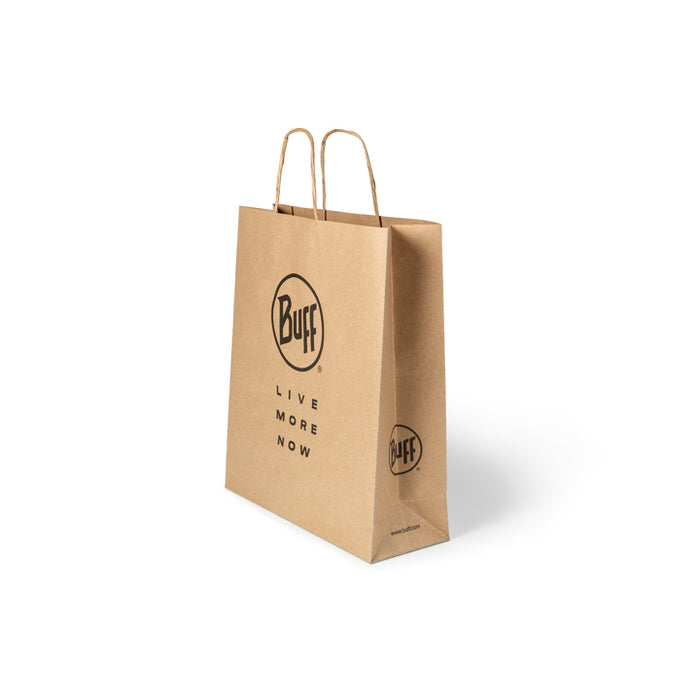 Buff Pos Recycled Paper Bag