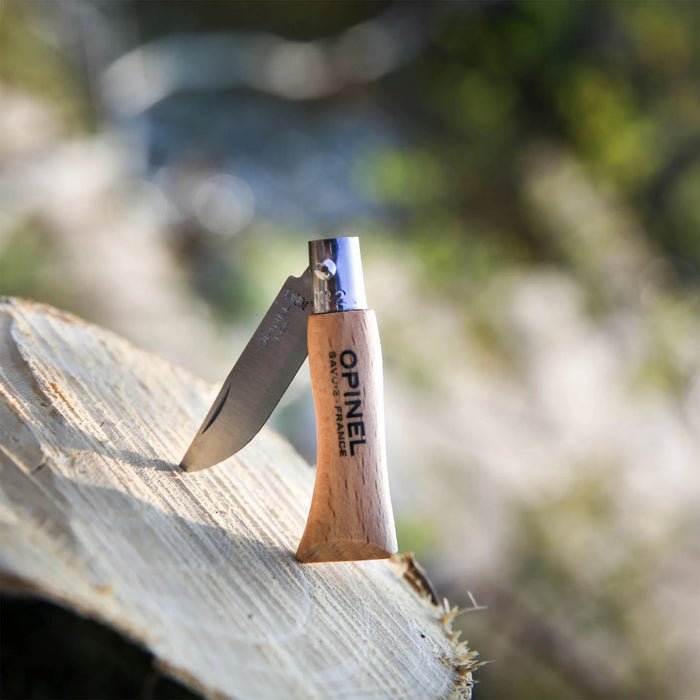 Opinel N02 Keychain Beech Stainless Steel