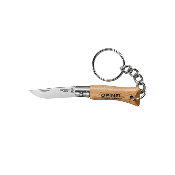 Opinel N02 Keychain Beech Stainless Steel