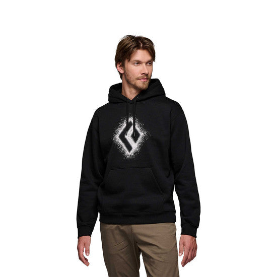 Black Diamond M Chalked Up 2.0 Po Hoody Black Herr - Huvtröja