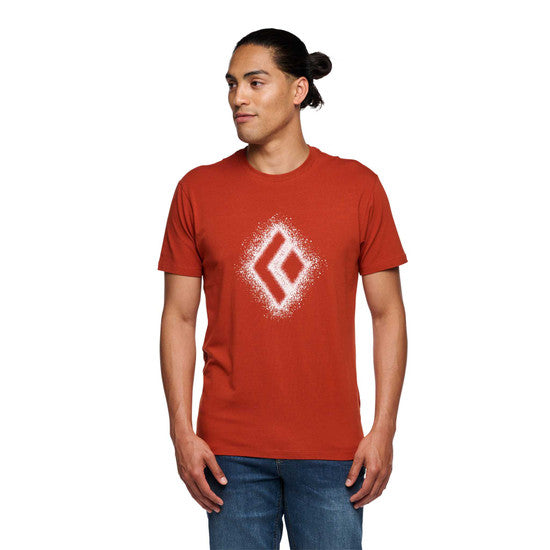 Black Diamond M Chalked Up 2.0 Ss Tee Burnt Sienna Herr - T-Shirt