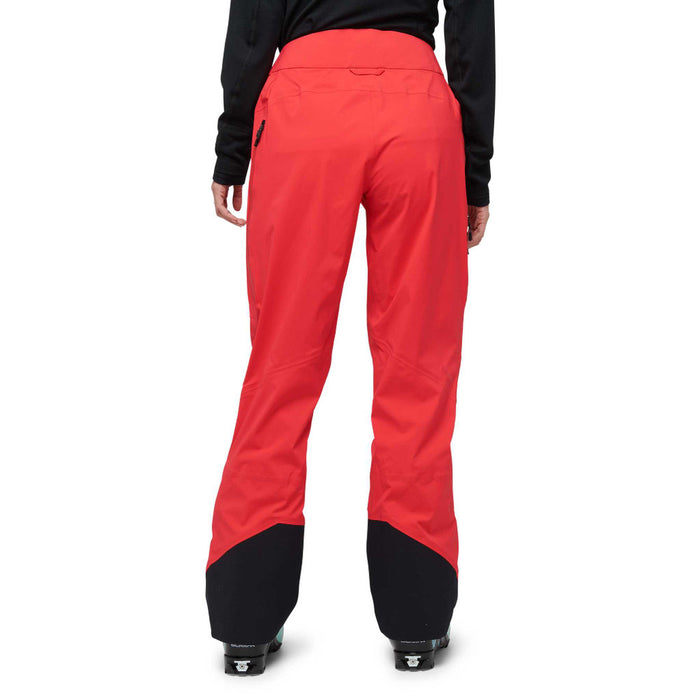 Black Diamond W Recon Lt Stretch Pants Coral Red Dam - Skidbyxor