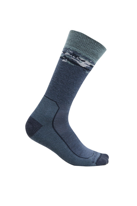 Icebreaker Merino Hike+ Medium Crew Socks Sedimentary Dawn/Graphite/Cloud Ray Herr - Strumpor