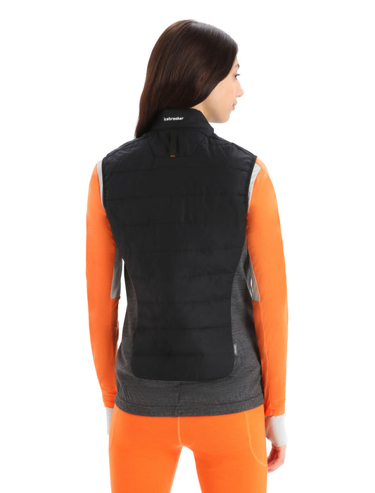 Icebreaker MerinoLoft™ Vest  Black/Jet Heather Dam - Jackor Dam