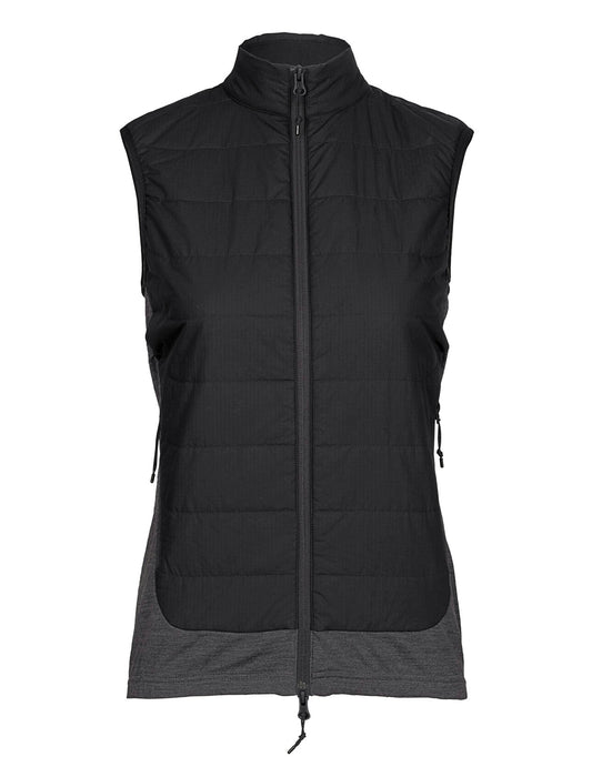 Icebreaker MerinoLoft™ Vest  Black/Jet Heather Dam - Jackor Dam