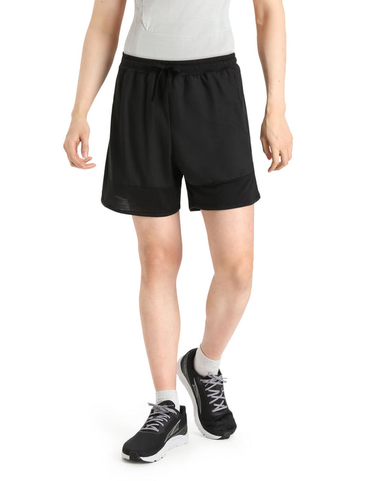 Icebreaker ZoneKnit™ Merino Blend Shorts  Black Herr - Shorts