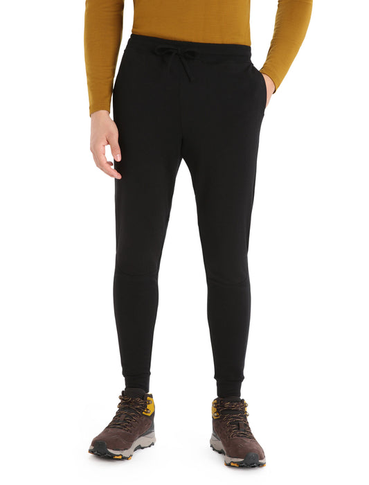 Icebreaker ZoneKnit™ Merino Jogger  Black Herr - Byxor