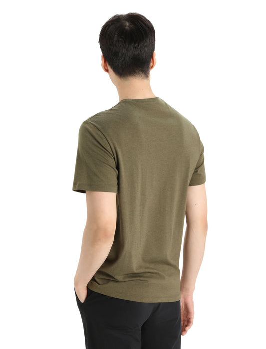 Icebreaker Merino Blend Central T-Shirt Loden Herr - T-shirts & Linnen