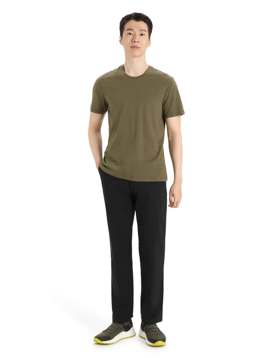 Icebreaker Merino Blend Central T-Shirt Loden Herr - T-shirts & Linnen