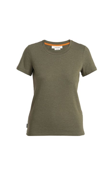 Icebreaker Merino Blend Central Classic T-Shirt  Loden Dam - T-shirts & Linnen Dam