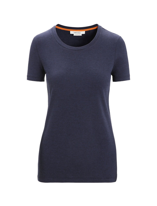 Icebreaker Merino Blend Central Classic T-Shirt  Midnight Navy Dam - T-shirts & Linnen Dam