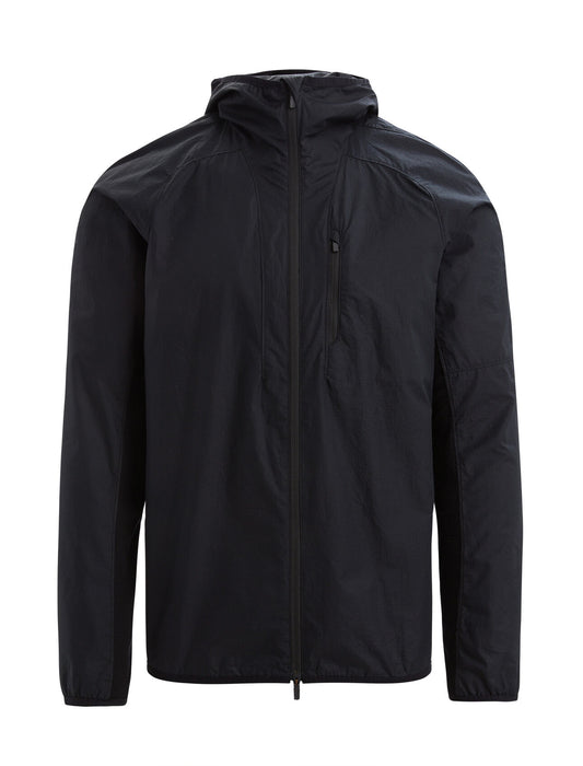 Icebreaker Shell+™ Merino Blend Cotton Windbreaker  Black Herr - Jackor