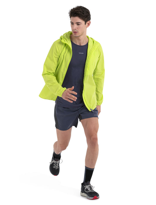 Icebreaker Shell+™ Merino Blend Cotton Windbreaker  Hyper Herr - Jackor