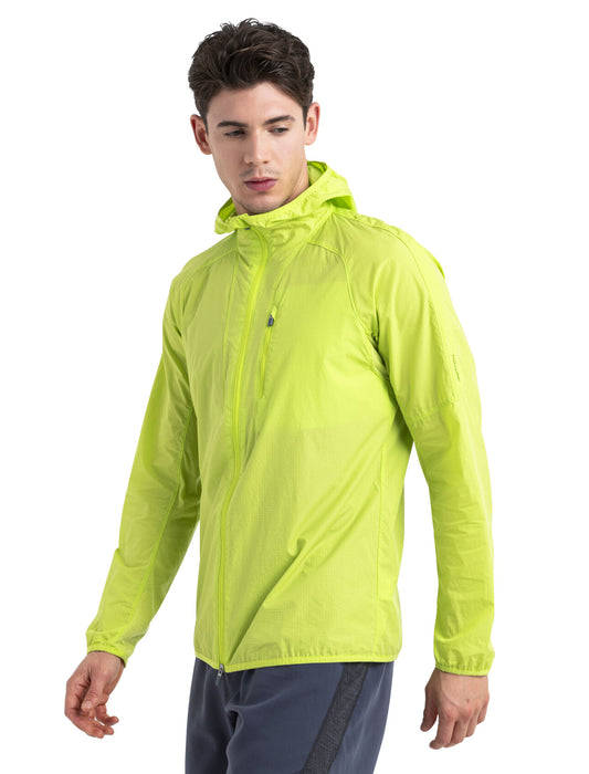 Icebreaker Shell+™ Merino Blend Cotton Windbreaker  Hyper Herr - Jackor