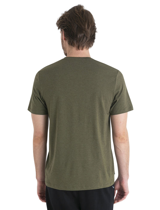 Icebreaker Merino Blend Central T-Shirt Icebreaker Story Loden Herr - T-shirts & Linnen