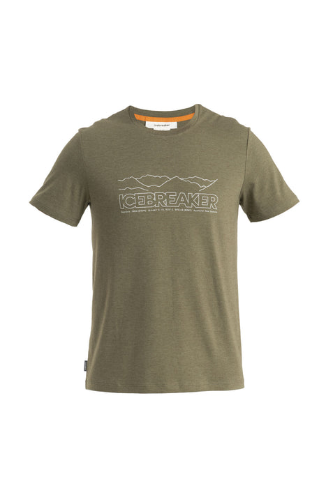 Icebreaker Merino Blend Central T-Shirt Icebreaker Story Loden Herr - T-shirts & Linnen