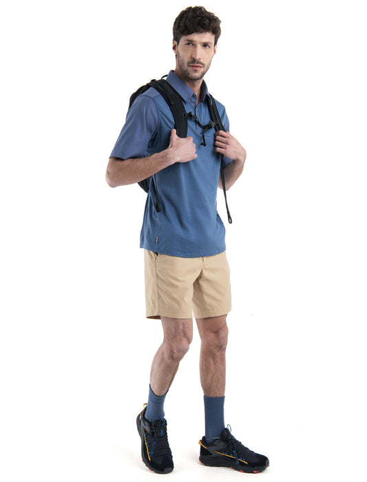 Icebreaker Merino Hike Short Sleeve Top Dawn Herr - T-shirts & Linnen