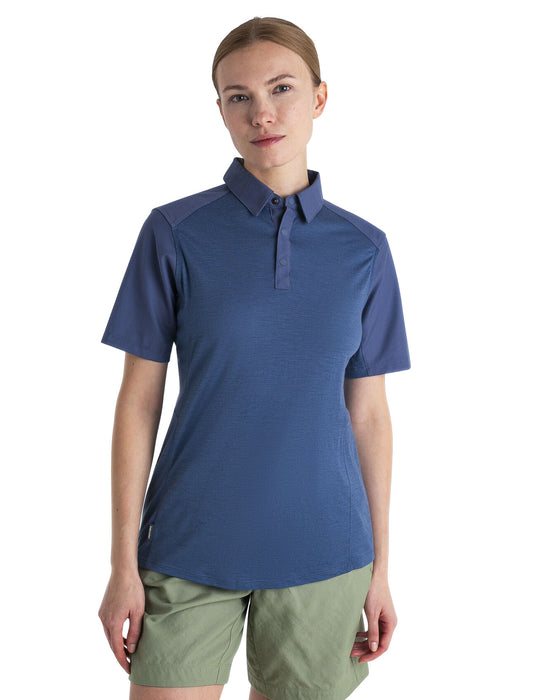 Icebreaker Merino Hike Short Sleeve Top  Dawn Dam - T-shirts & Linnen Dam