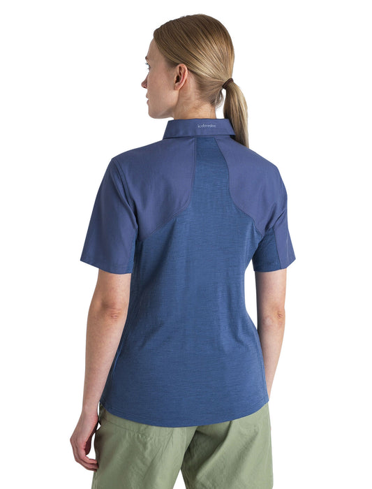 Icebreaker Merino Hike Short Sleeve Top  Dawn Dam - T-shirts & Linnen Dam