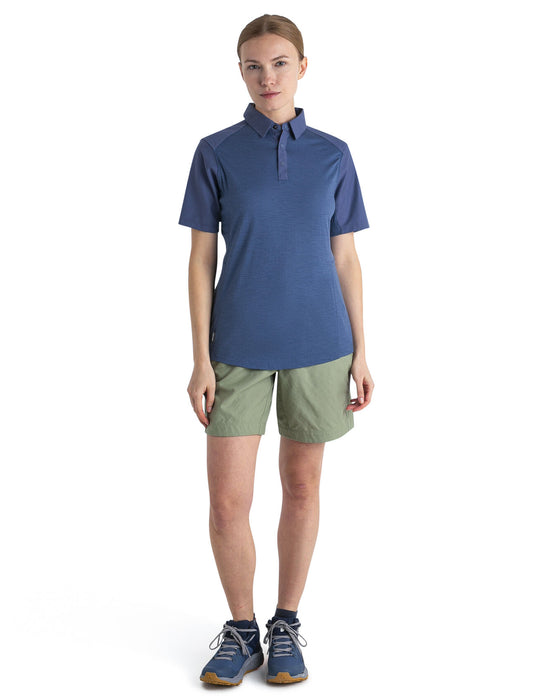 Icebreaker Merino Hike Short Sleeve Top  Dawn Dam - T-shirts & Linnen Dam