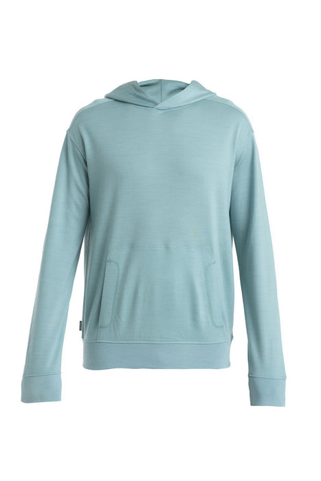 Icebreaker Merino Blend Shifter II Long Sleeve Hoodie Cloud Ray Herr - Tröjor