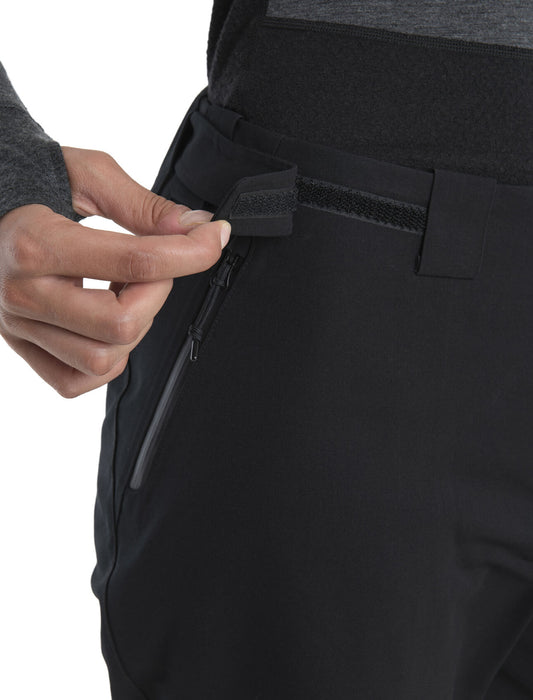 Icebreaker Shell+™ Merino Peak Pants  Black Dam - Byxor Dam