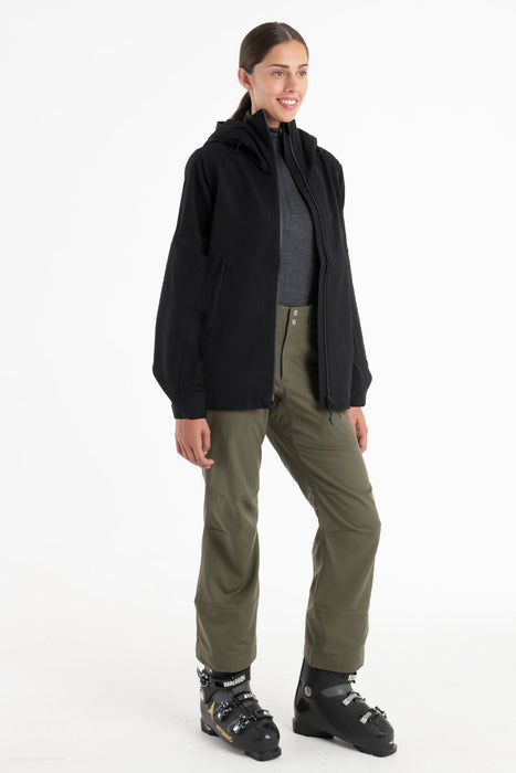 Icebreaker Shell+™ Merino Peak Hooded Jacket  Black Dam - Jackor Dam