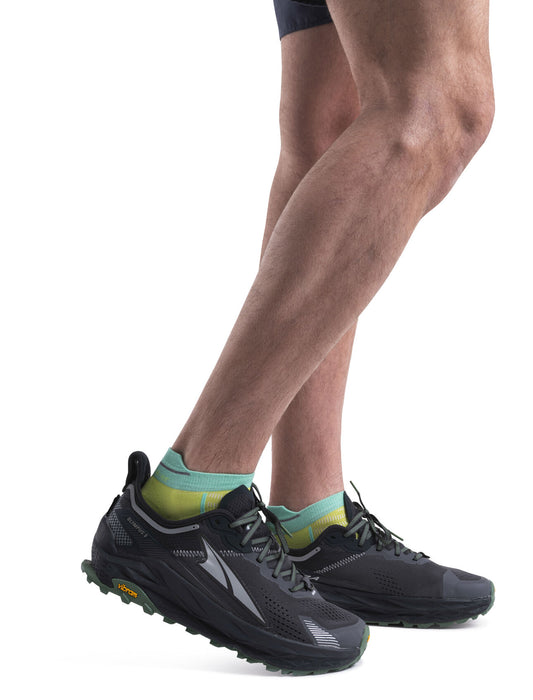 Icebreaker Merino Blend Run+ Ultralight Micro Socks Hyper/Aura Herr - Strumpor