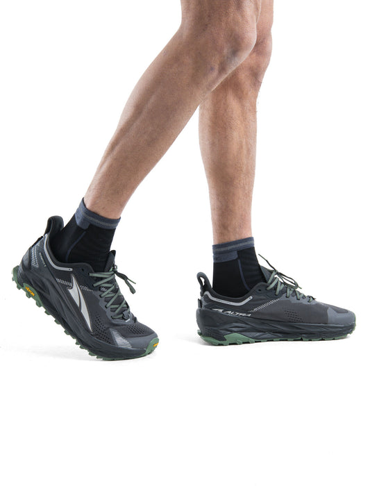 Icebreaker Merino Blend Run+ Ultralight Mini Socks Black/Graphite Herr - Strumpor