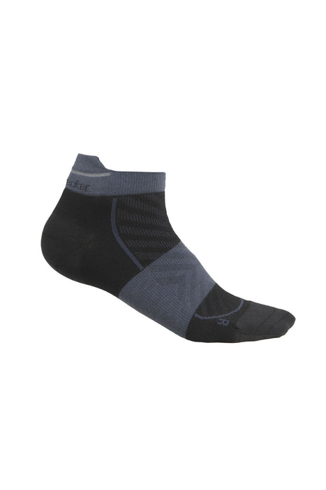 Icebreaker Merino Run+ Ultralight Micro Socks  Black/Graphite Dam - Strumpor Dam