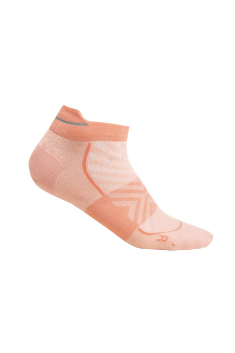 Icebreaker Merino Run+ Ultralight Micro Socks  Glow/Tang Dam - Strumpor Dam