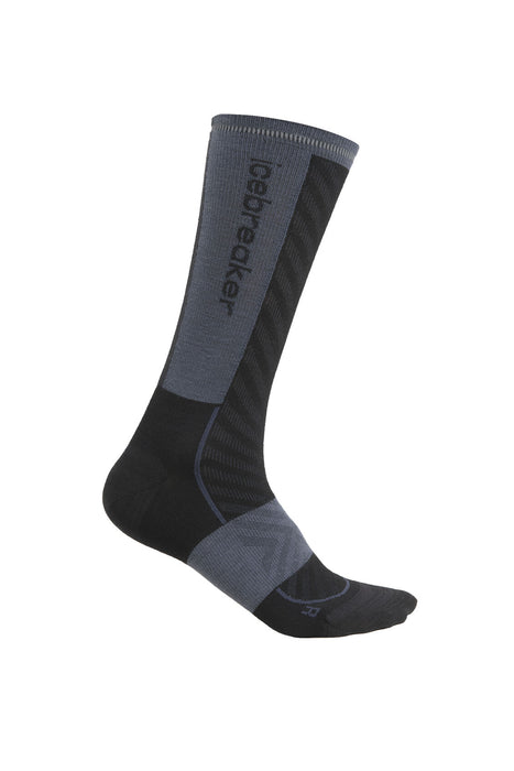 Icebreaker Merino Blend Run+ Ultralight Crew Socks  Black/Graphite Dam - Strumpor Dam