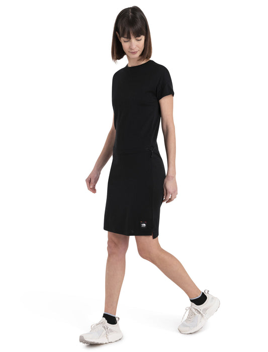 Icebreaker Merino 200 The North Face x icebreaker Dress  Black Dam - Klänningar Dam