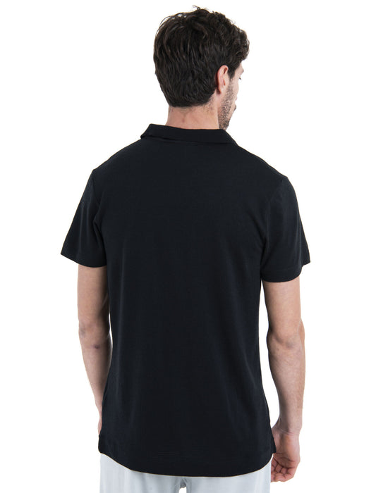 Icebreaker Merino 200 The North Face x icebreaker Polo Black Herr - T-shirts & Linnen