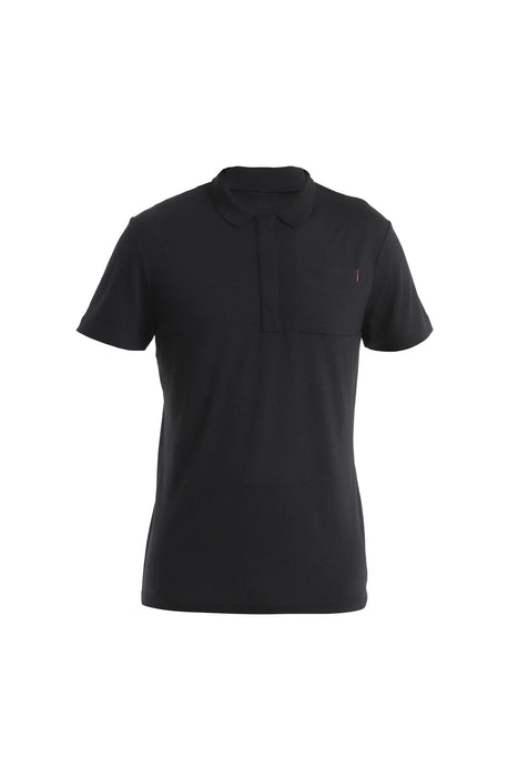 Icebreaker Merino 200 The North Face x icebreaker Polo Black Herr - T-shirts & Linnen