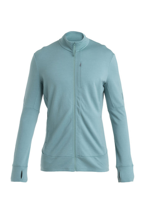 Icebreaker Merino 260 Quantum IV Long Sleeve Zip Top Cloud Ray Herr - Tröjor