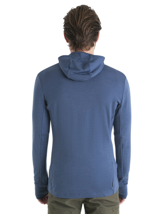 Icebreaker Merino 260 Quantum IV Long Sleeve Zip Hoodie Dawn Herr - Tröjor