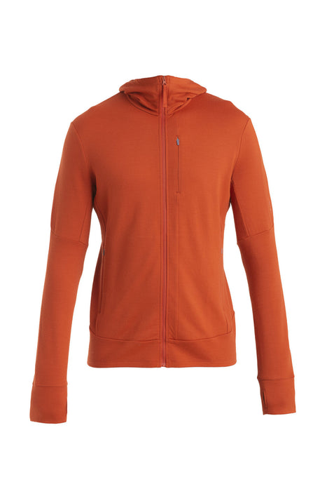 Icebreaker Merino 260 Quantum IV Long Sleeve Zip Hoodie Molten Herr - Tröjor