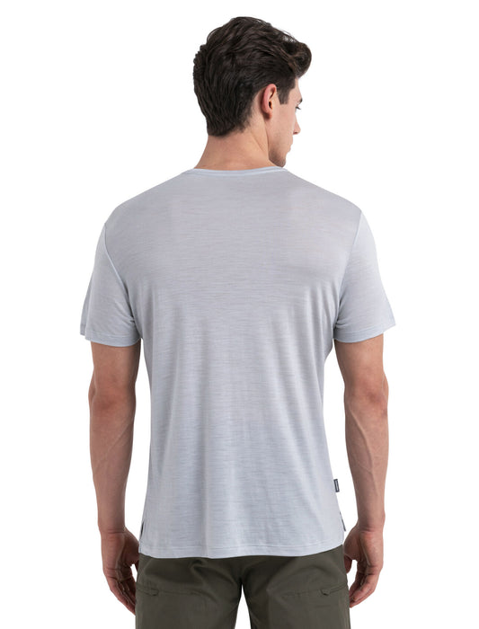 Icebreaker 125 Cool-Lite™ Merino Blend Sphere III T-Shirt Trail Climb Ether Herr - T-shirts & Linnen