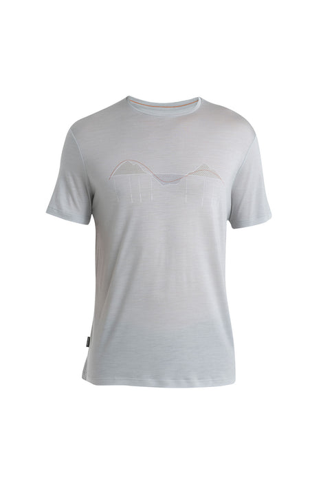 Icebreaker 125 Cool-Lite™ Merino Blend Sphere III T-Shirt Trail Climb Ether Herr - T-shirts & Linnen