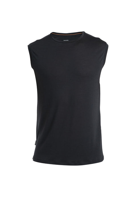 Icebreaker 125 Cool-Lite™ Merino Blend Sphere III Tank Black Herr - T-shirts & Linnen