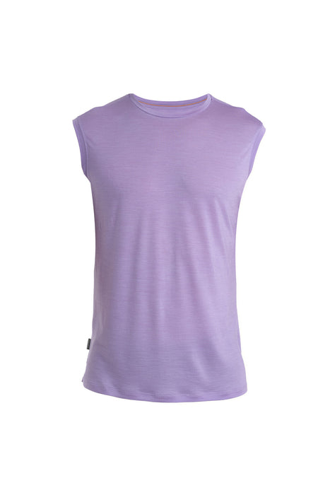 Icebreaker 125 Cool-Lite™ Merino Blend Sphere III Tank Purple Gaze Herr - T-shirts & Linnen