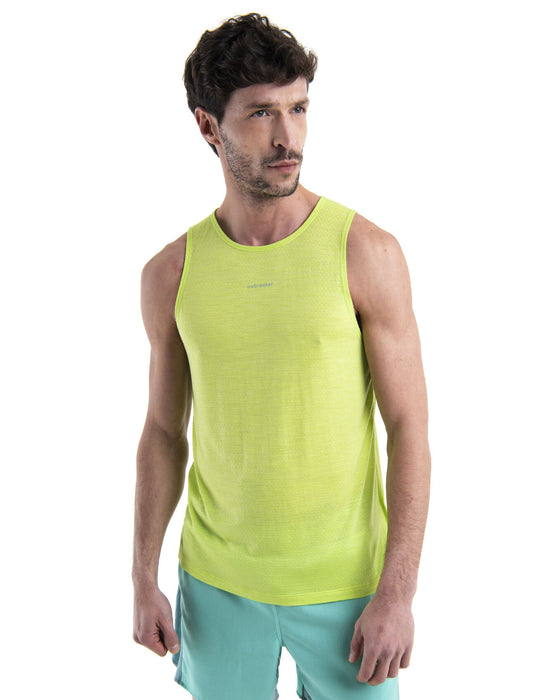 Icebreaker 125 Cool-Lite™ Merino Blend Speed Tank Hyper Herr - T-shirts & Linnen