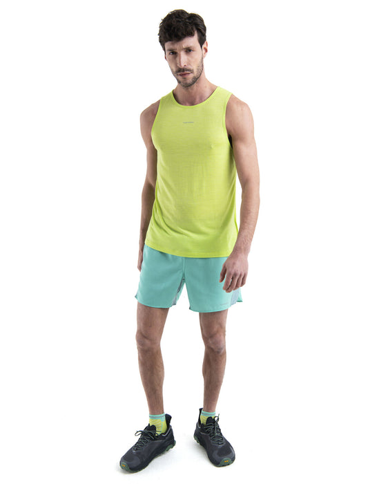 Icebreaker 125 Cool-Lite™ Merino Blend Speed Tank Hyper Herr - T-shirts & Linnen