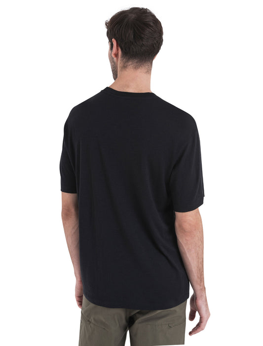 Icebreaker Merino 150 Tech Lite III Relaxed Pocket T-Shirt Black Herr - T-shirts & Linnen