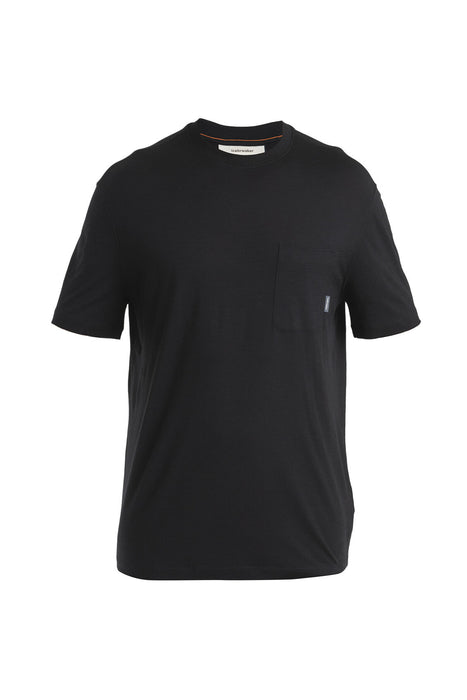 Icebreaker Merino 150 Tech Lite III Relaxed Pocket T-Shirt Black Herr - T-shirts & Linnen