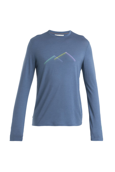 Icebreaker Merino 150 Tech Lite III Long Sleeve T-Shirt Peak Glow Dawn Herr - T-shirts & Linnen