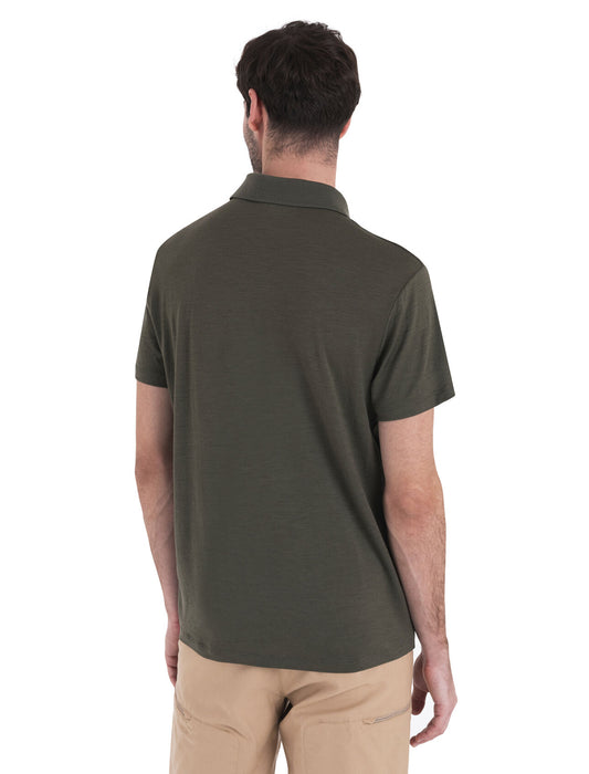 Icebreaker Merino 150 Tech Lite III Polo Loden Herr - T-shirts & Linnen