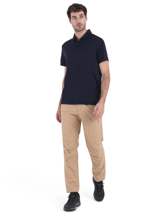 Icebreaker Merino 150 Tech Lite III Polo Midnight Navy Herr - T-shirts & Linnen