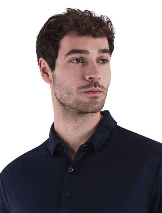 Icebreaker Merino 150 Tech Lite III Polo Midnight Navy Herr - T-shirts & Linnen